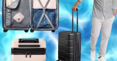 Suitcase Side Luggage Color Place Zipper